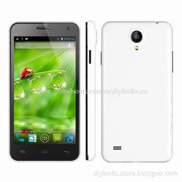 3G Mobile Phones, 4.5-inch GPS+AGPS, Android 4.2.1, MTK6582 1.2GHz Quad Core, RAM 1GB, ROM 4GB